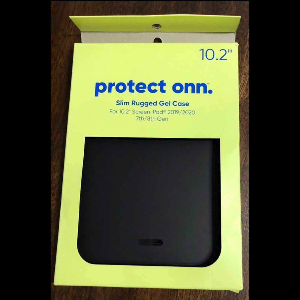 Slim Rugged Gel IPad Case Protection black. 10.2”